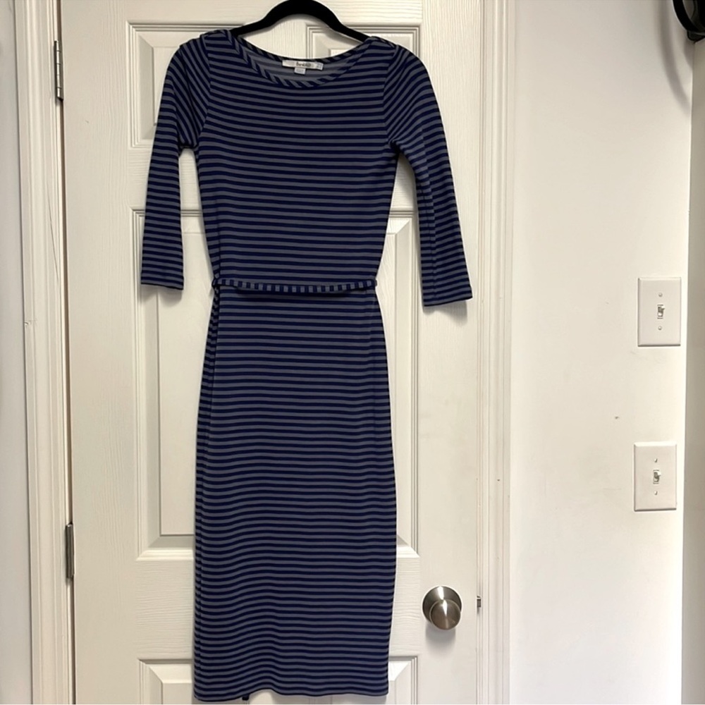 Striped Blue Boden Dress